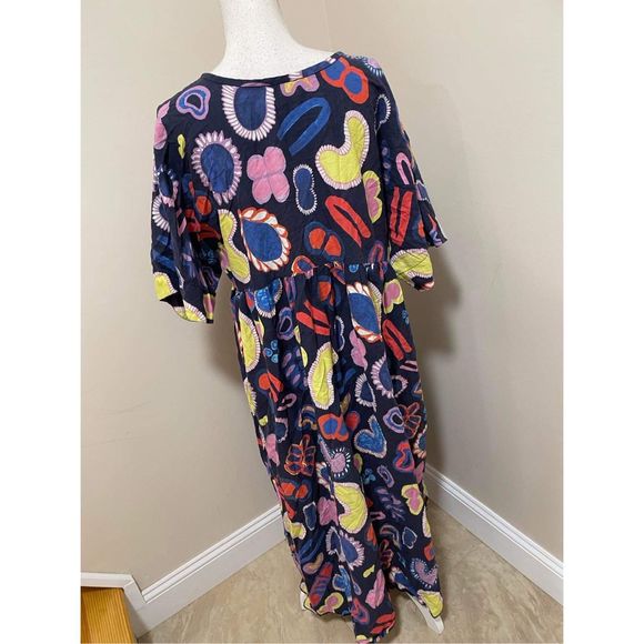 Ottod’Ame Blu Abito Midi Dress Size 6 - Picture 7 of 10